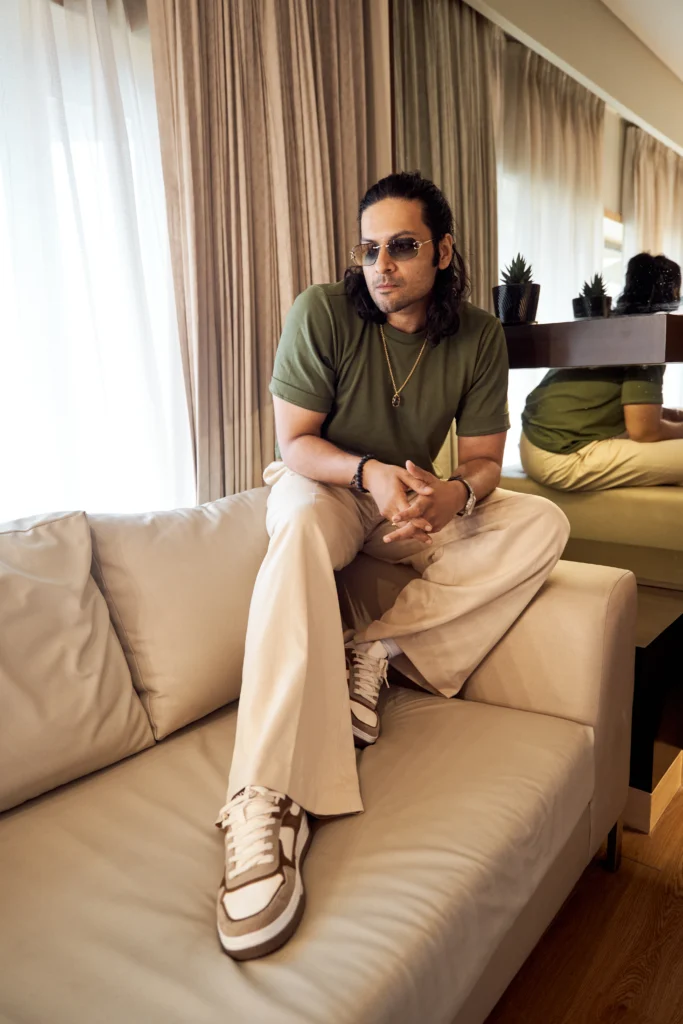 Ali Fazal Wearing CHNKS Affogato – Trendy Beige Sneakers for Men | Sneakers Brand in India